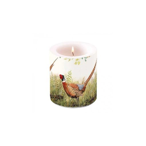 Glorious pheasant átvilágítós gyertya 10x10cm – Ambiente