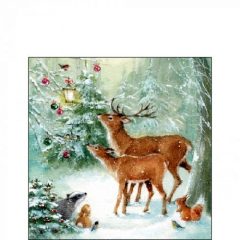 Forest Celebration papírszalvéta 25x25cm, 20db-os