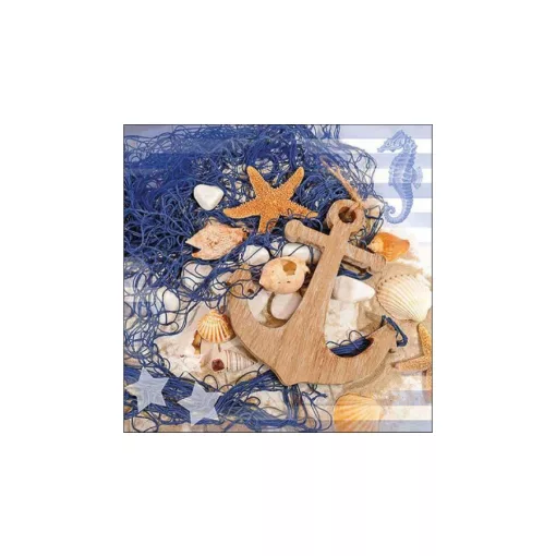 Nautic elements papírszalvéta 33x33cm, 20db-os – Ambiente