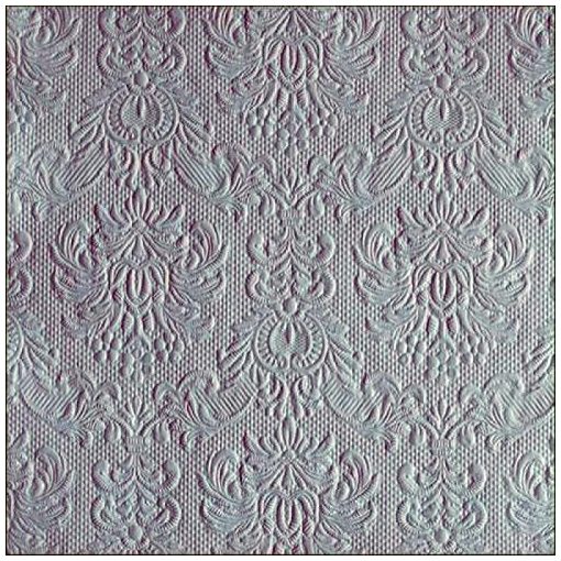 Elegance peri dombornyomott papírszalvéta 33x33cm, 15db-os