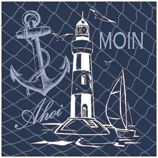 Ahoi papírszalvéta 33x33cm, 20db-os