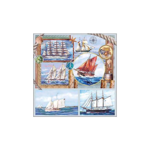 Sail away papírszalvéta 33x33cm, 20db-os – Ambiente
