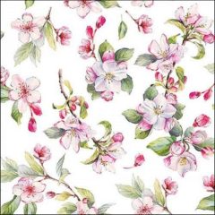  Ambiente Spring blossom white papírszalvéta 33x33cm, 20db-os