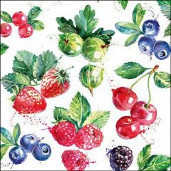 Ambiente Sweet fruits papírszalvéta 33x33cm, 20db-os