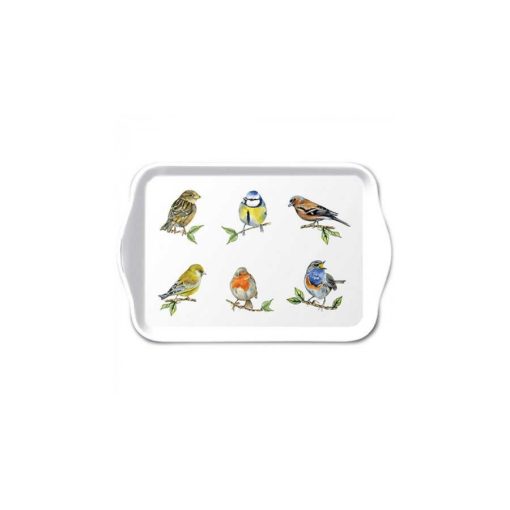 Bird species white műanyag kistálca 13x21cm – Ambiente