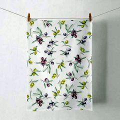 Ambiente Delicious olives konyharuha 50x70cm, 100% pamut