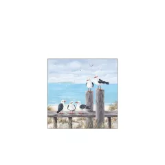   Seagulls on the dock papírszalvéta 25x25cm, 20db-os – Ambiente