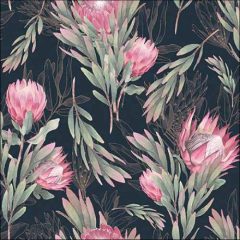 Ambiente Protea black papírszalvéta 33x33cm, 20db-os