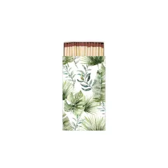 Jungle leaves white gyufa 6,5x11cm – Ambiente