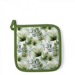   Ambiente Jungle leaves white edényalátét 20x20cm, 100% pamut