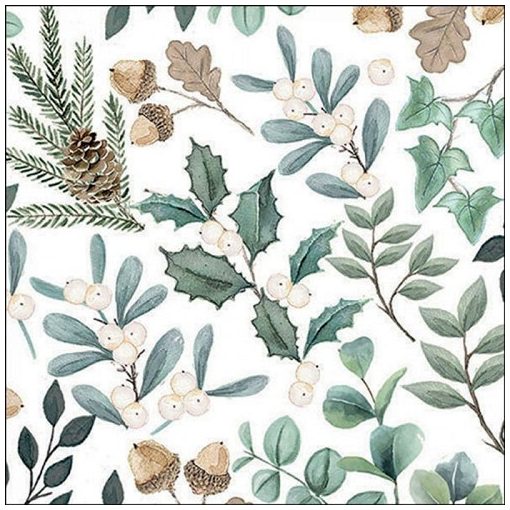 Ambiente Collection of leaves papírszalvéta 33x33cm, 20db-os