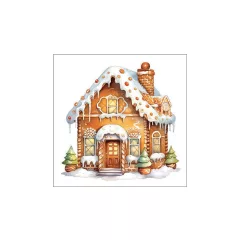   Gingerbread house papírszalvéta 33x33cm, 20db-os – Ambiente