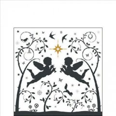 Ambiente Flying angels papírszalvéta 25x25cm, 20db-os