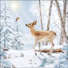   Ambiente Meeting in winterworld papírszalvéta 33x33cm, 20db-os