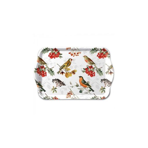 Autumn birds műanyag kistálca 13x21cm – Ambiente