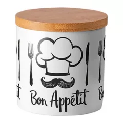 Chef White porcelán konyhai tároló 10x10cm