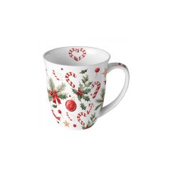 Christmas Elements porcelánbögre 0,4l – Ambiente
