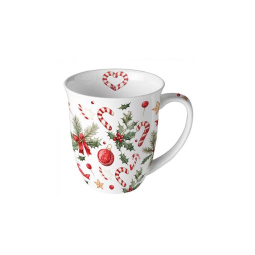 Christmas Elements porcelánbögre 0,4l – Ambiente