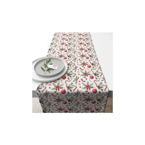 Christmas Elements asztali futó 40x150cm, 100% pamut – Ambiente