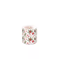   Christmas Elements átvilágítós gyertya 8x7,5cm – Ambiente