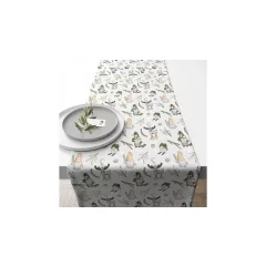   Forest gnomes white asztali futó 40x150cm, 100% pamut – Ambiente