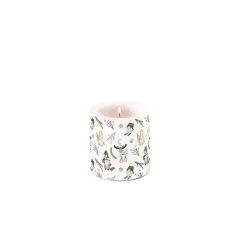   Forest gnomes white átvilágítós gyertya 8x7,5cm – Ambiente