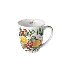 Winter Oranges porcelánbögre 0,4l – Ambiente