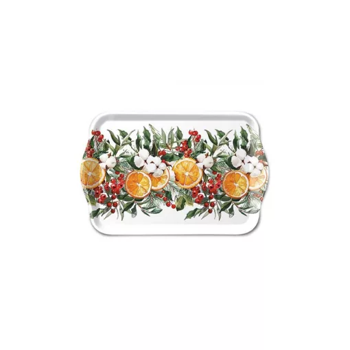 Winter Oranges műanyag kistálca 13x21cm – Ambiente