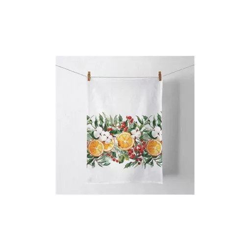 Winter Oranges konyharuha 50x70cm, 100% pamut – Ambiente