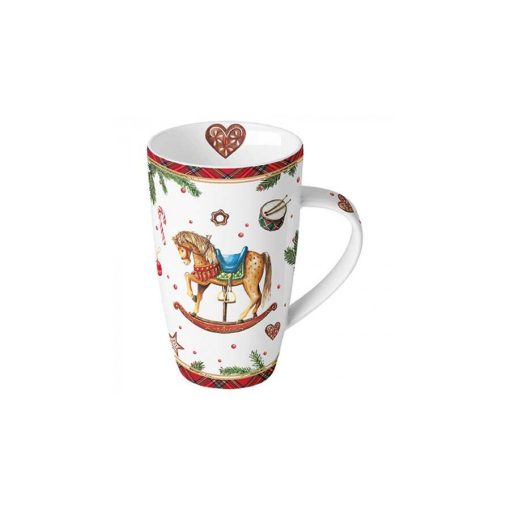 Classic rocking horse white porcelánbögre 0,6l – Ambiente