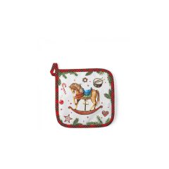   Classic rocking horse white edényalátét 20x20cm, 100% pamut – Ambiente