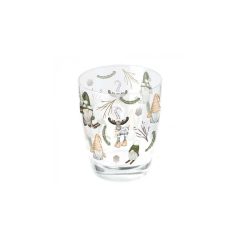 Forest gnomes white üvegpohár 0,25l – Ambiente