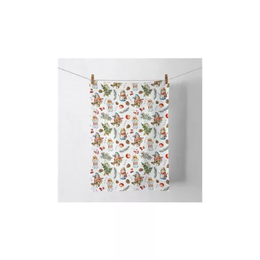Playing outside white konyharuha 50x70cm, 100% pamut – Ambiente