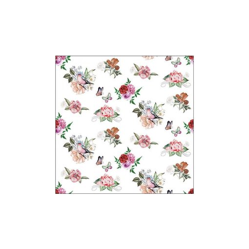 Charlotte white papírszalvéta 33x33cm, 20db-os – Ambiente