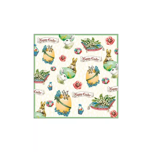 Easter banner papírszalvéta 33x33cm, 20db-os – Ambiente