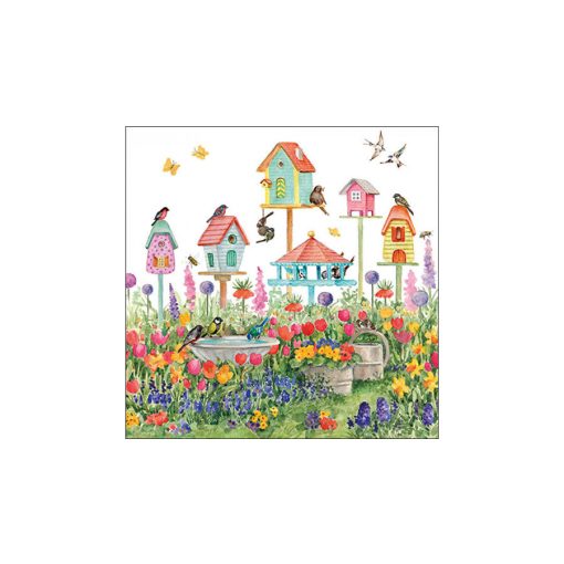 Birdhouses papírszalvéta 33x33cm, 20db-os – Ambiente