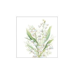   Lily of the valley white papírszalvéta 33x33cm, 20db-os – Ambiente