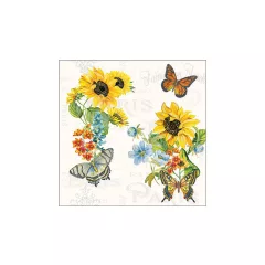   Charming sunflowers papírszalvéta 33x33cm, 20db-os – Ambiente