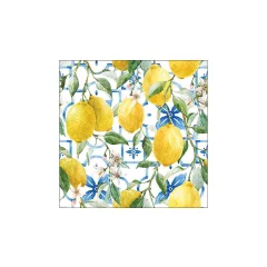   Mediterranean lemons papírszalvéta 33x33cm, 20db-os – Ambiente