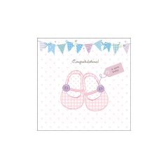   Baby shoes pink papírszalvéta 33x33cm, 20db-os – Ambiente