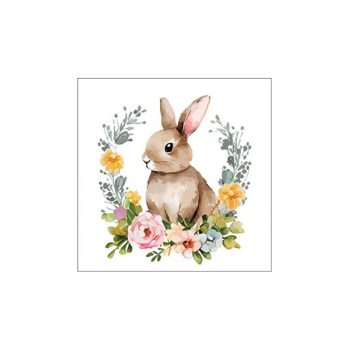 Cute Easter rabbit papírszalvéta 33x33cm, 20db-os – Ambiente