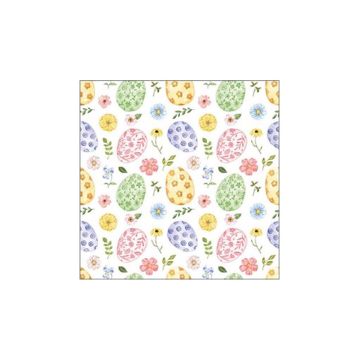 Easter eggs and flowers papírszalvéta 33x33cm, 20db-os – Ambiente
