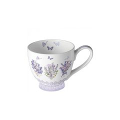 Lovely lavender white porcelánbögre 0,45L – Ambiente