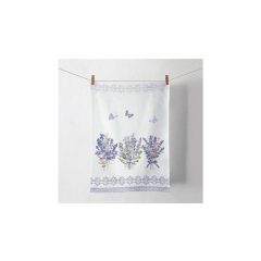   Lovely lavender white konyharuha 50x70cm, 100% pamut – Ambiente