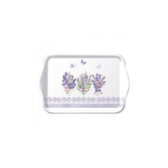   Lovely lavender white műanyag kistálca 13x21cm – Ambiente