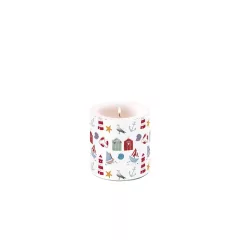 Nautical items átvilágítós gyertya 8x7,5cm – Ambiente