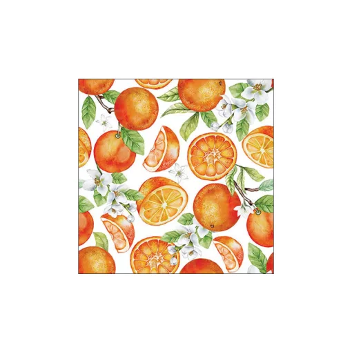 Juicy oranges papírszalvéta 33x33cm, 20db-os – Ambiente