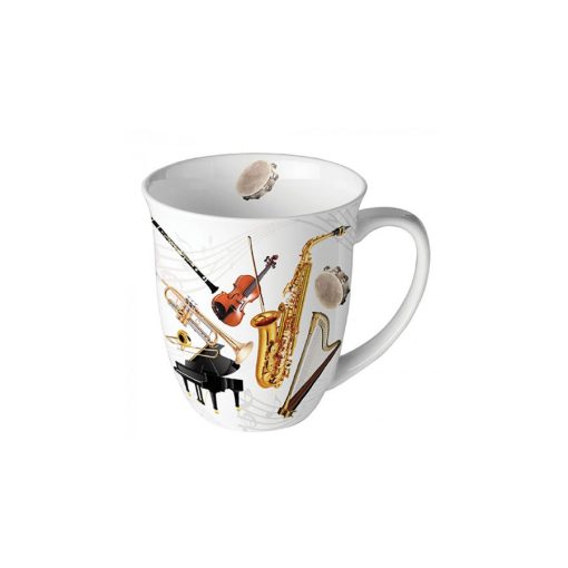 Music instruments porcelánbögre 0,4l – Ambiente