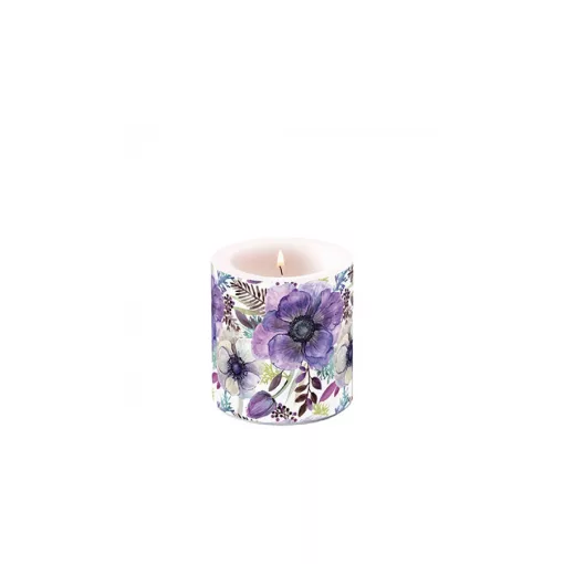 Purple Dream átvilágítós gyertya 8x7,5cm – Ambiente