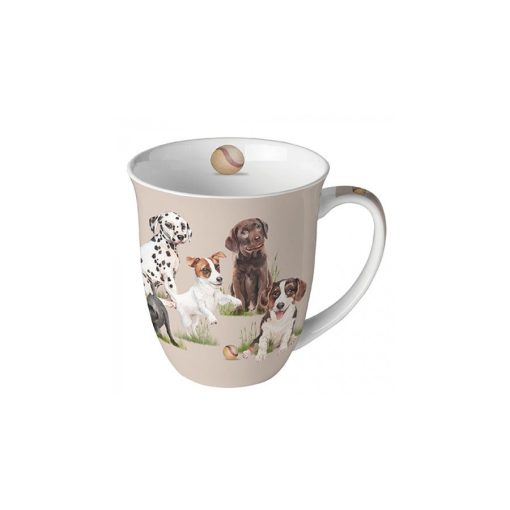 Playing puppies porcelánbögre 0,4l – Ambiente